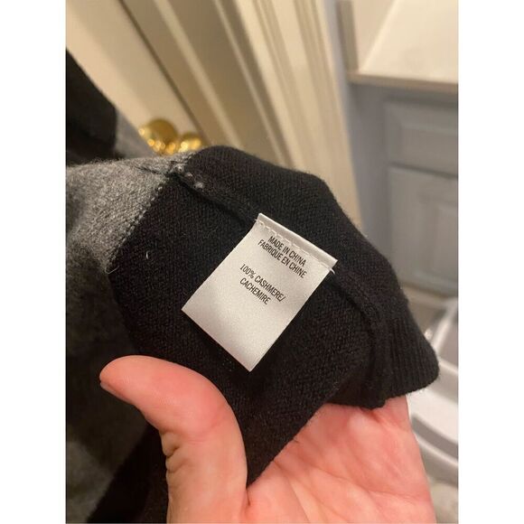 Theory Oversized Striped Cashmere Cardigan - Picture 6 of 7